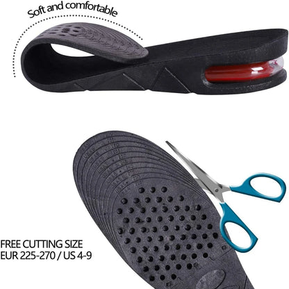 Air Cushion Elevator Height Increase Insoles Shoe Inserts for Men and Women